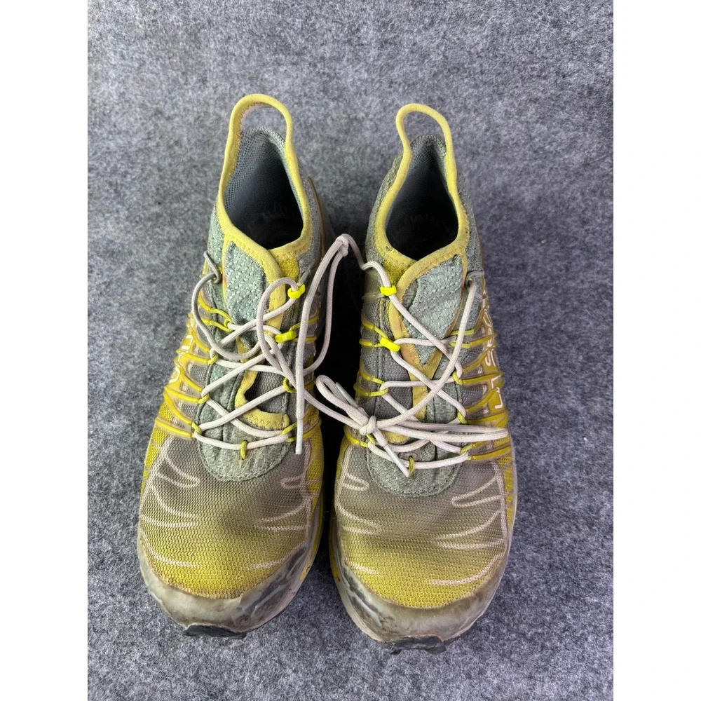 La Sportiva Mutant Trail Running Shoes Womens 9.5 Yellow Green Technical Rugged - Picture 3 of 9